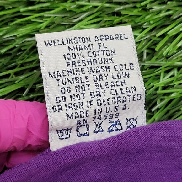 Vintage Universal-Studios Hollywood Shirt Large 21x26 Purple - Picture 8 of 13